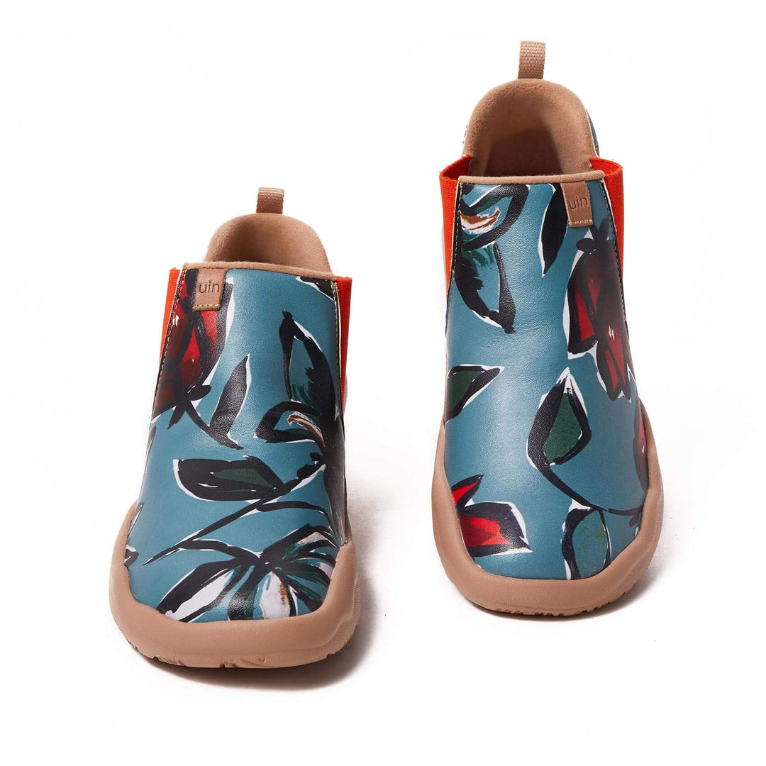 UIN Women Rose in Blue Women Canvas loafers