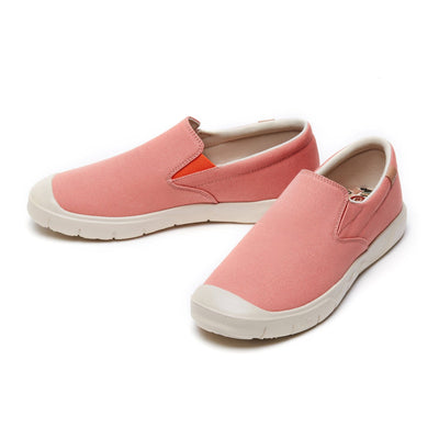 UIN Footwear Women Rosy Pink Cardiz I Women Canvas loafers