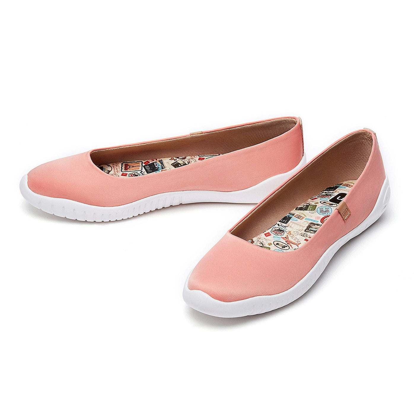 UIN Footwear Women Rosy Pink Silk Minorca III Women Canvas loafers