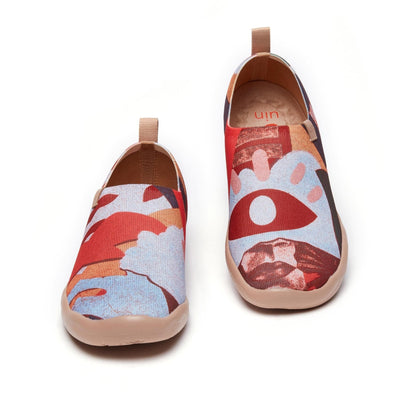 UIN Footwear Women See the World Toledo I Women Canvas loafers