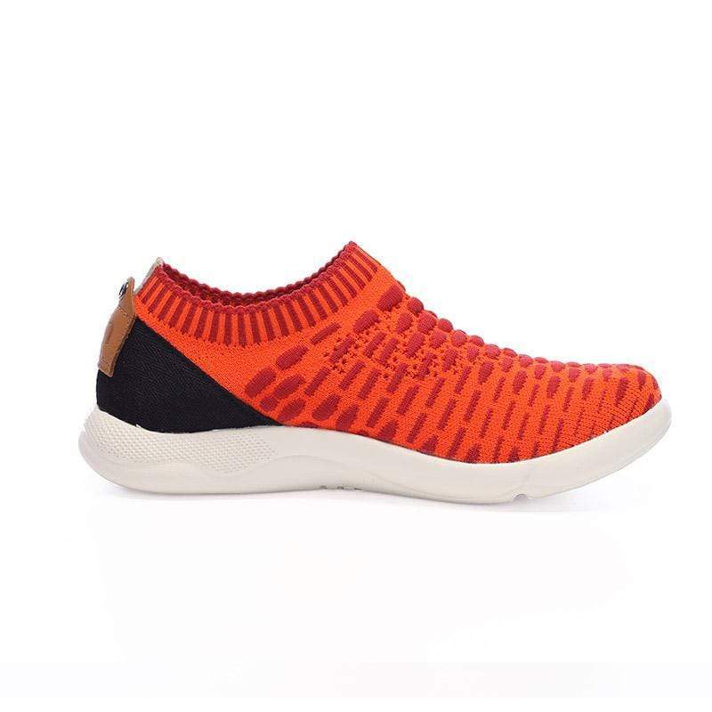 UIN Footwear Women Sicily Orange Canvas loafers