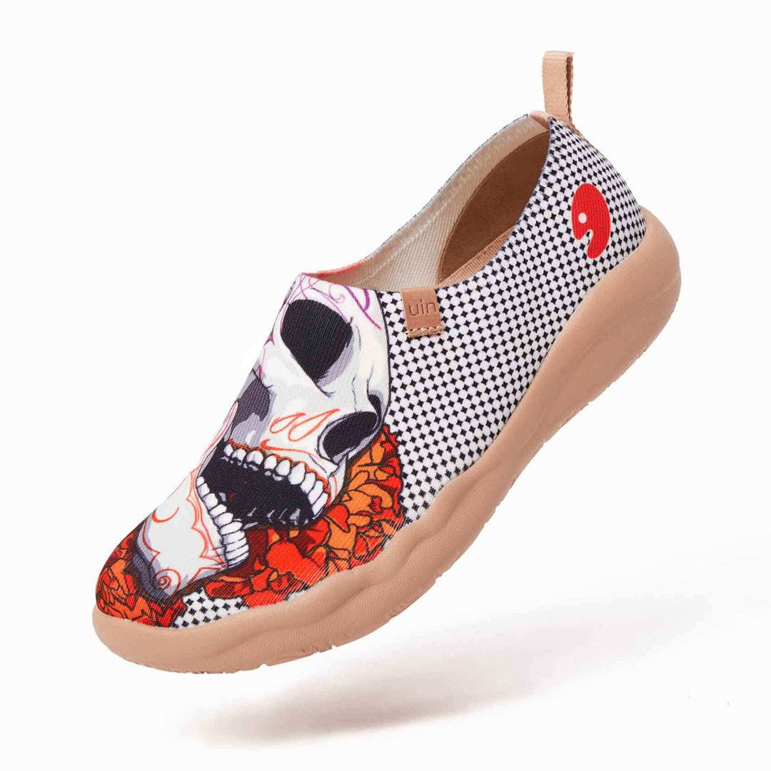 UIN Women Skeleton Women Canvas loafers