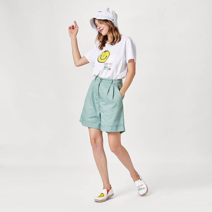 UIN Women Smiley Canvas loafers