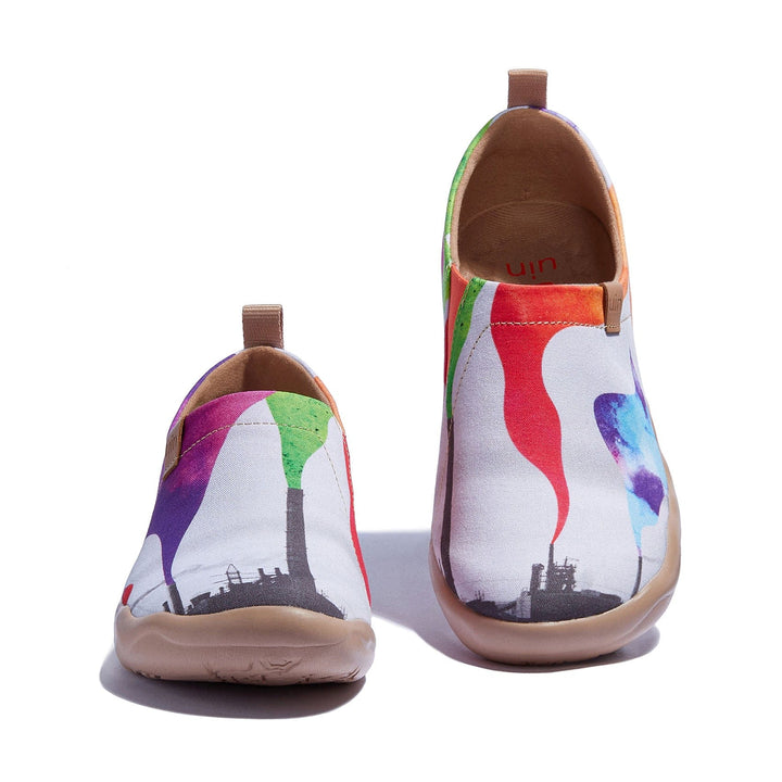 UIN Women Smoke Warning Toledo I Women Canvas loafers
