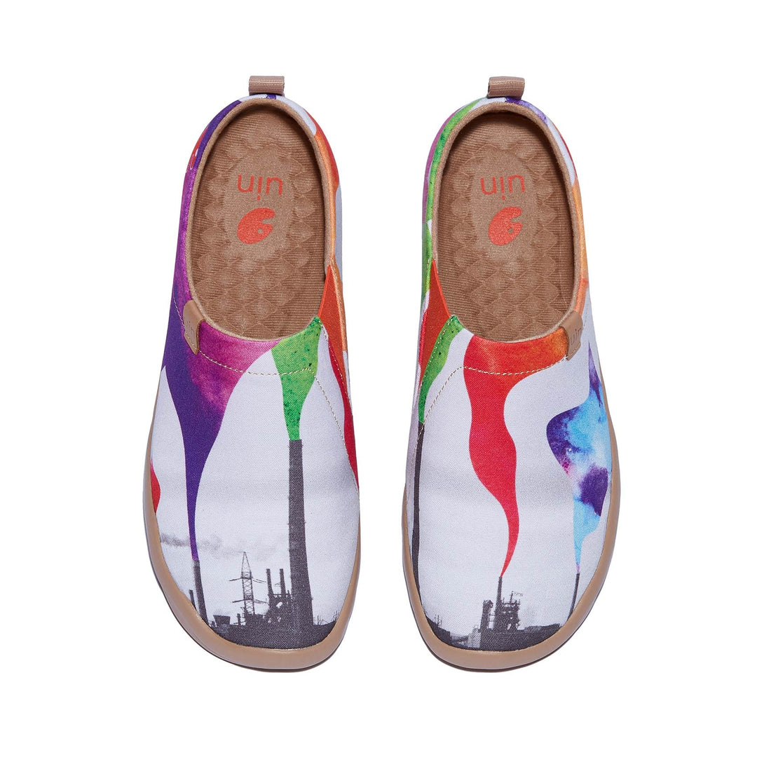 UIN Women Smoke Warning Toledo I Women Canvas loafers
