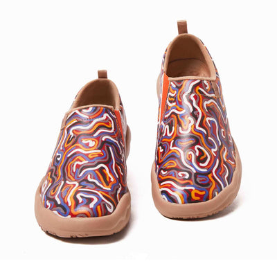 UIN Footwear Women Snake on Feet Canvas loafers