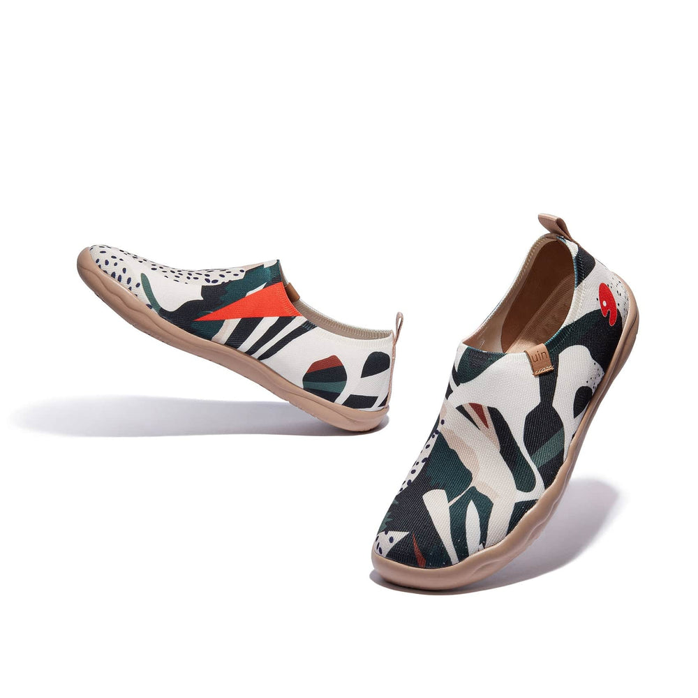 UIN Women Spring & Green Toledo I Women Canvas loafers