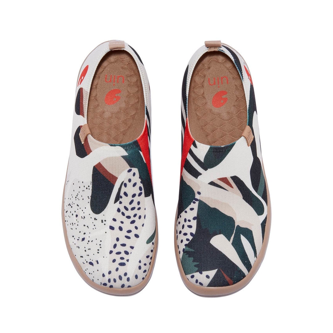 UIN Women Spring & Green Toledo I Women Canvas loafers