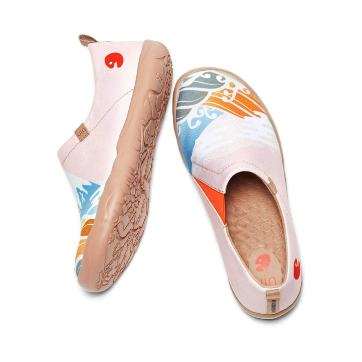 UIN Women SPRING IN MOUNT FUJI Canvas loafers