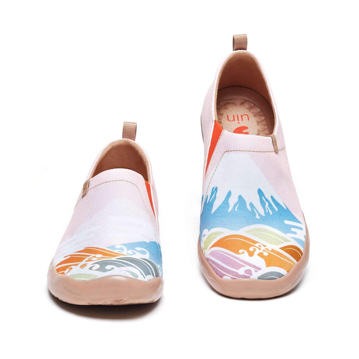 UIN Women SPRING IN MOUNT FUJI Canvas loafers