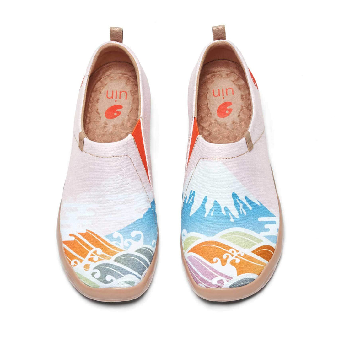UIN Women SPRING IN MOUNT FUJI Canvas loafers