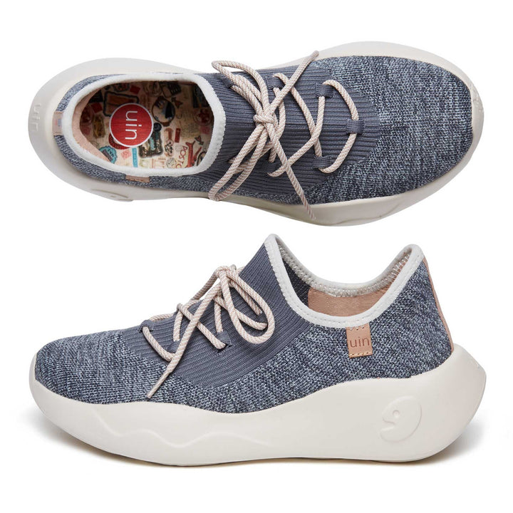 UIN Women Steel Grey San Sebastian II Women Canvas loafers