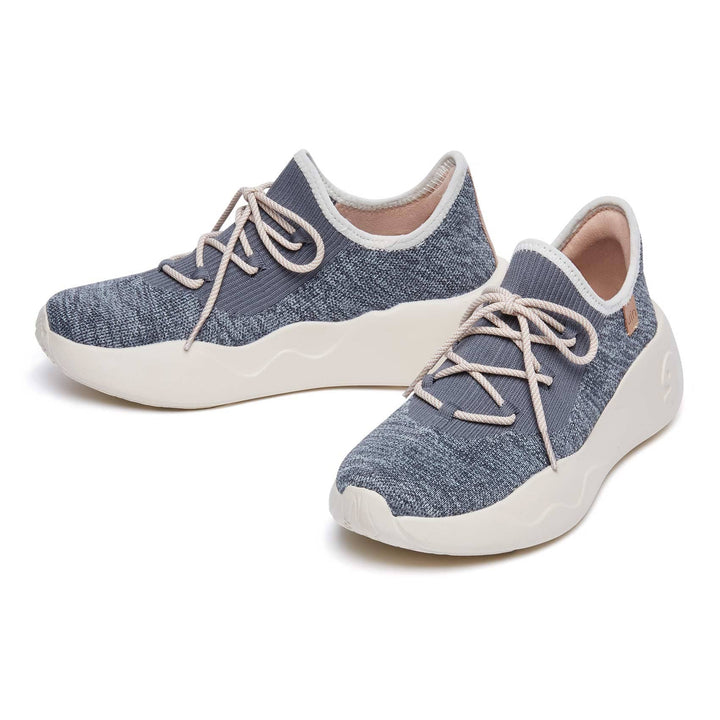 UIN Women Steel Grey San Sebastian II Women Canvas loafers