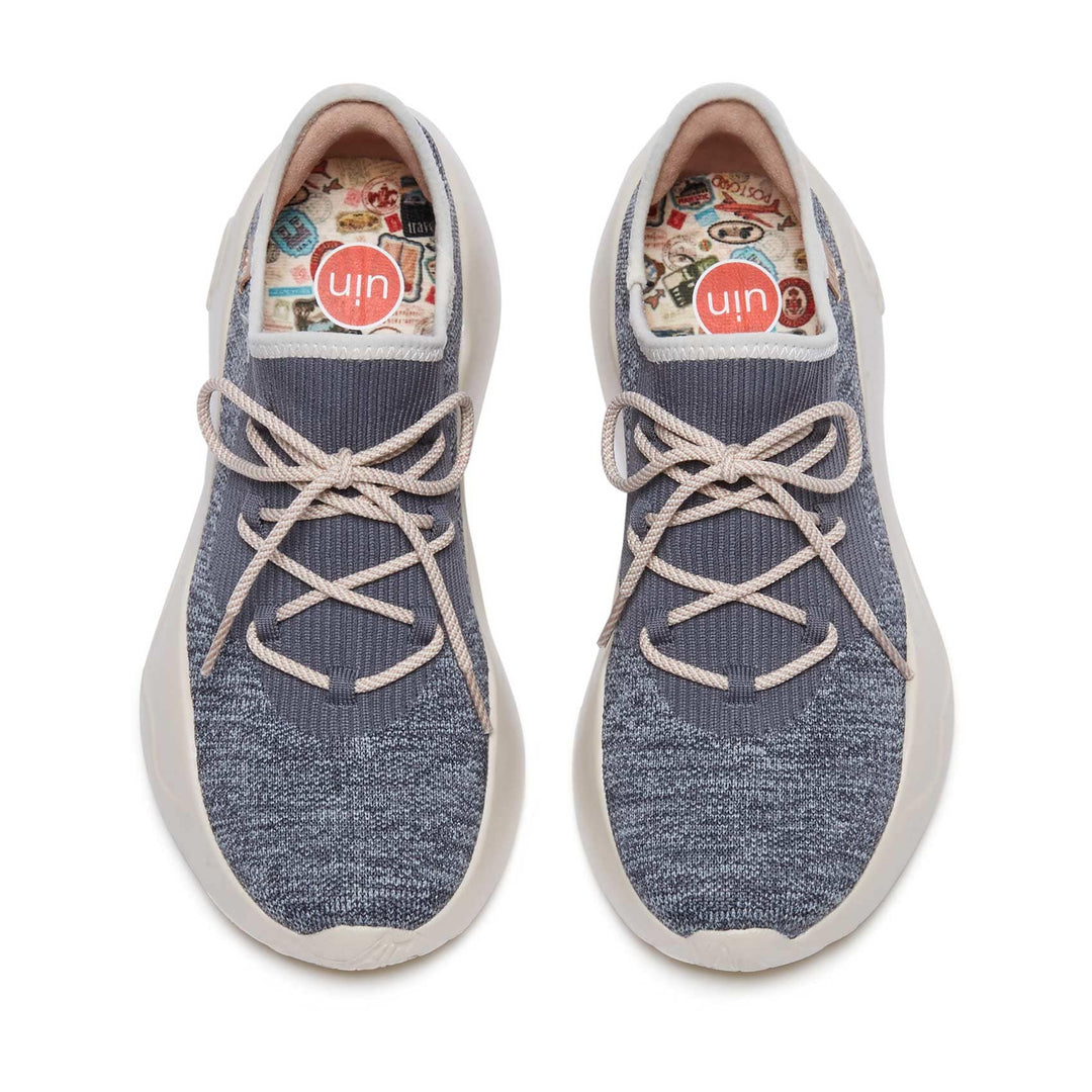 UIN Women Steel Grey San Sebastian II Women Canvas loafers