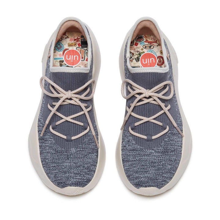 UIN Women Steel Grey San Sebastian II Women Canvas loafers