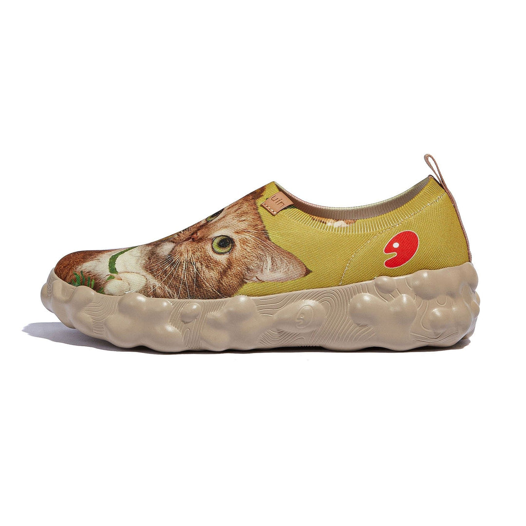 UIN Women Sunflowers and Cat 2 Toledo VI Women Canvas loafers