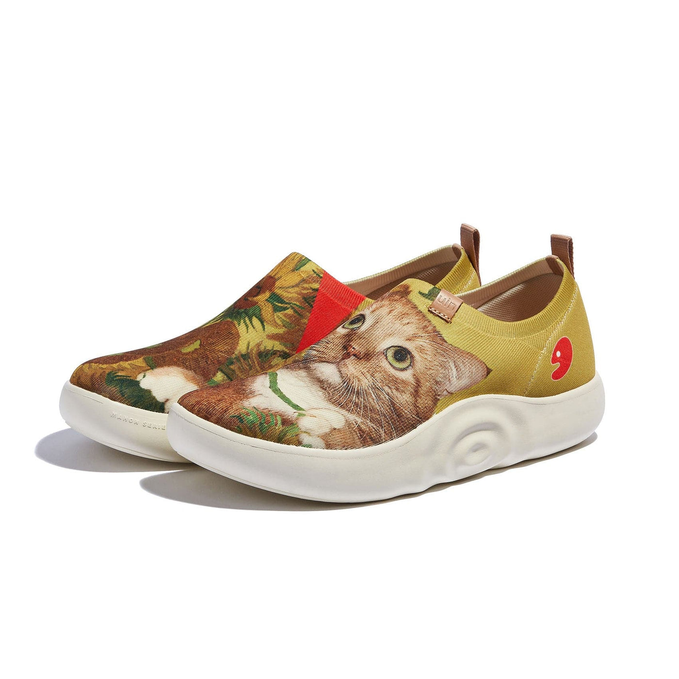 UIN Footwear Women Sunflowers and Cat 3 Toledo X Women Canvas loafers