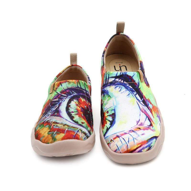 UIN Footwear Women The Eye Canvas loafers