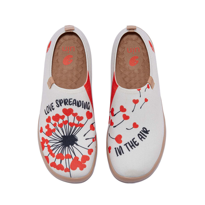 UIN Women The Spreading of Love Toledo I Women Canvas loafers