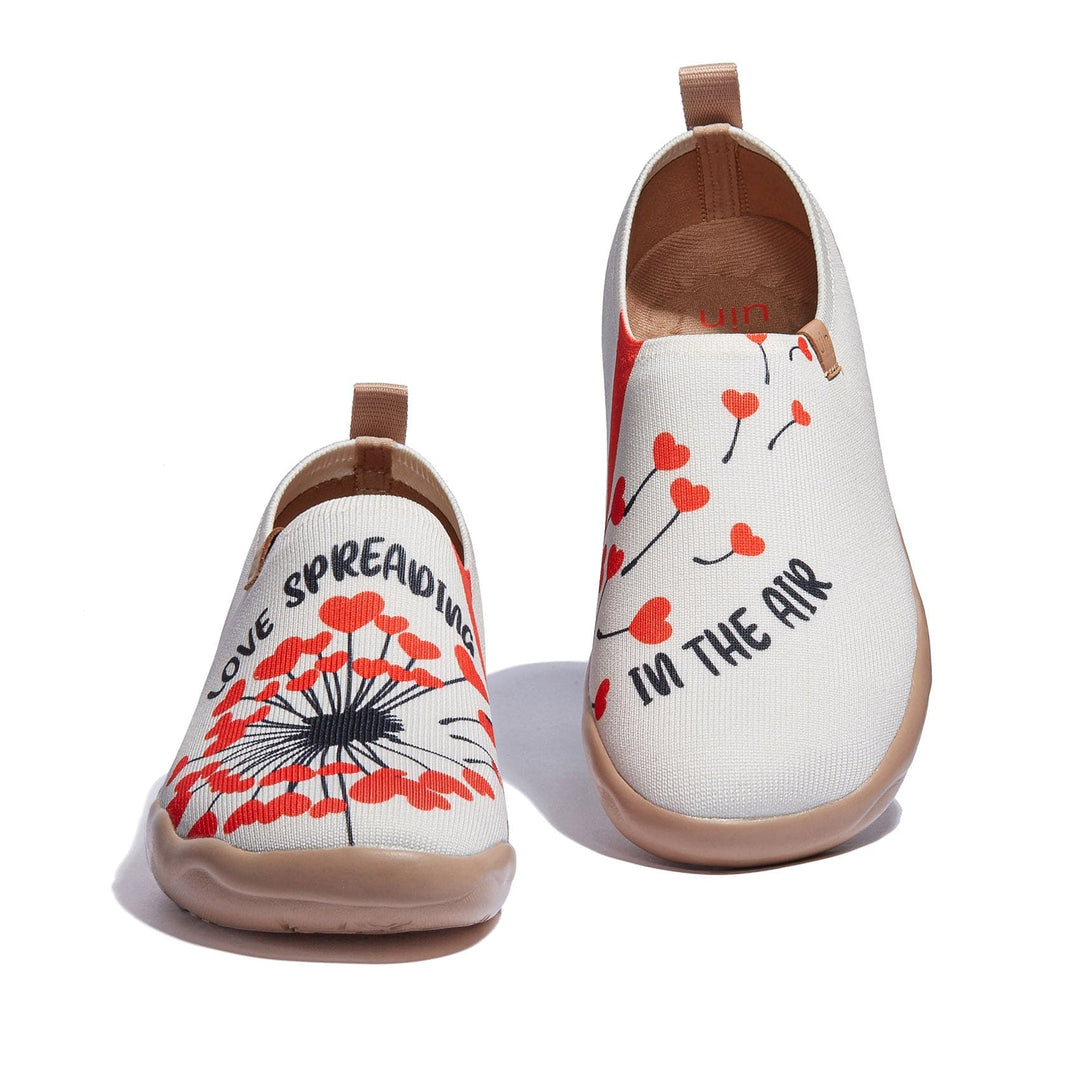 UIN Women The Spreading of Love Toledo I Women Canvas loafers