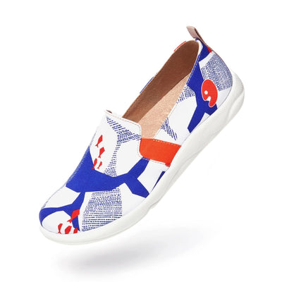 UIN Footwear Women The Whale Sitges Canvas loafers
