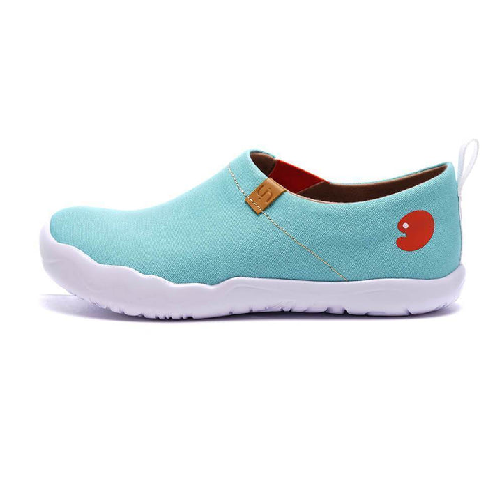 UIN Footwear Women Toledo Light Blue Canvas loafers