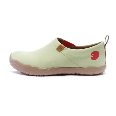 UIN Footwear Women Toledo Light Green Canvas loafers