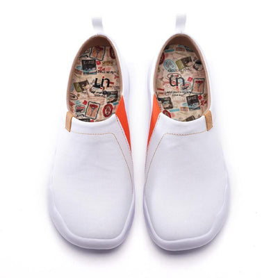 UIN Footwear Women Toledo White Canvas loafers