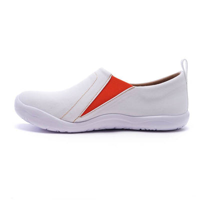 UIN Footwear Women Toledo White Canvas loafers