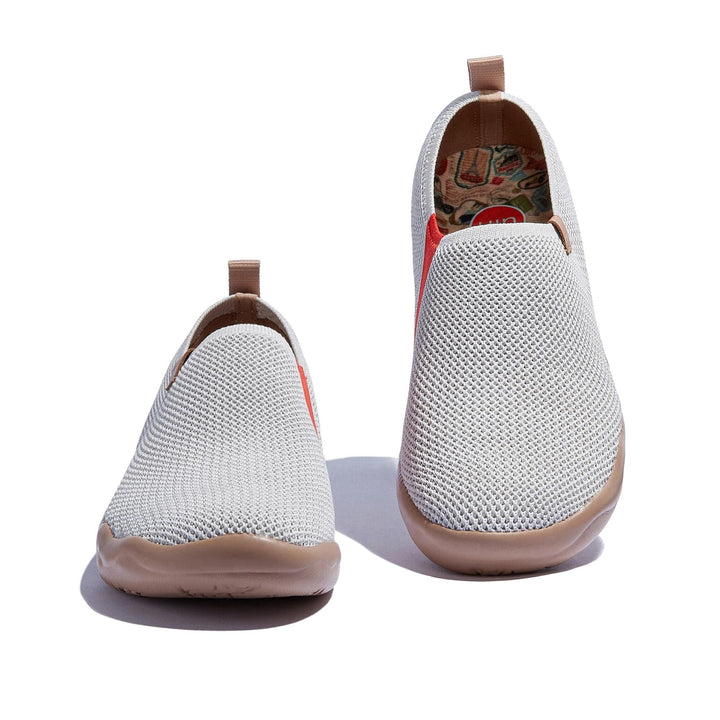 UIN Women Tulip White Toledo I Women Canvas loafers