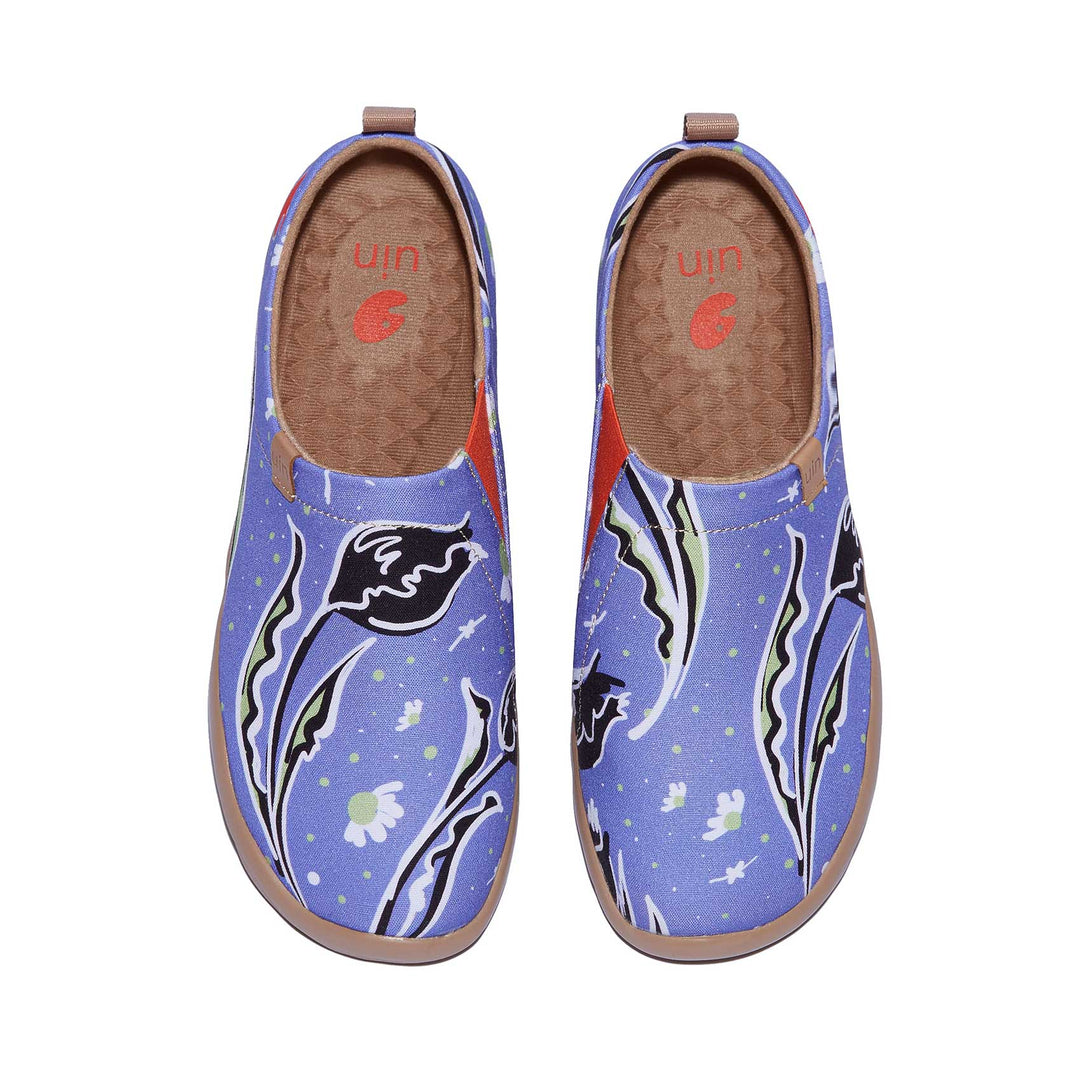 UIN Women Tulips Dream Toledo I Women Canvas loafers