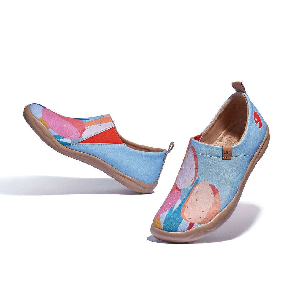 UIN Women Tulips Romance Toledo I Women Canvas loafers