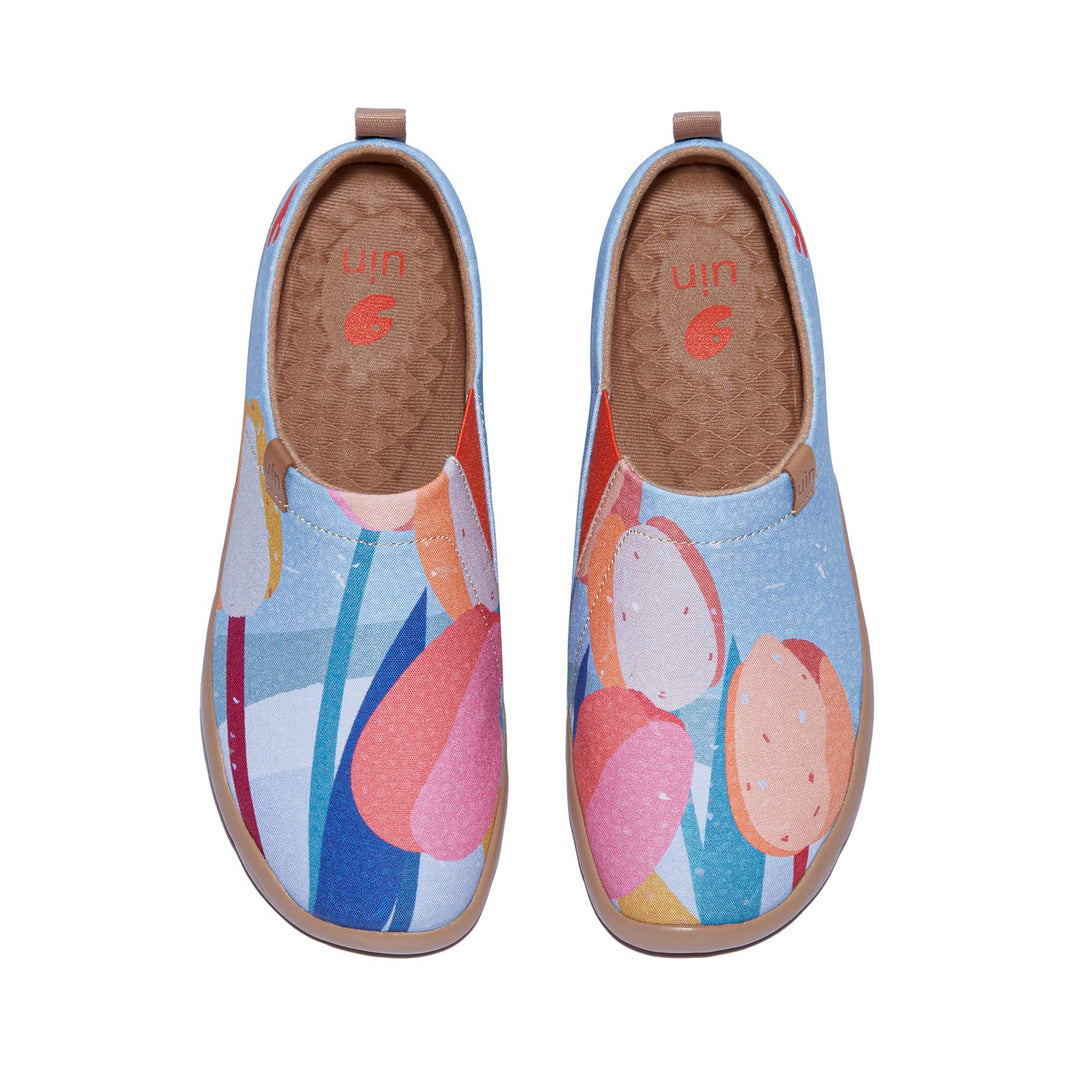UIN Women Tulips Romance Toledo I Women Canvas loafers