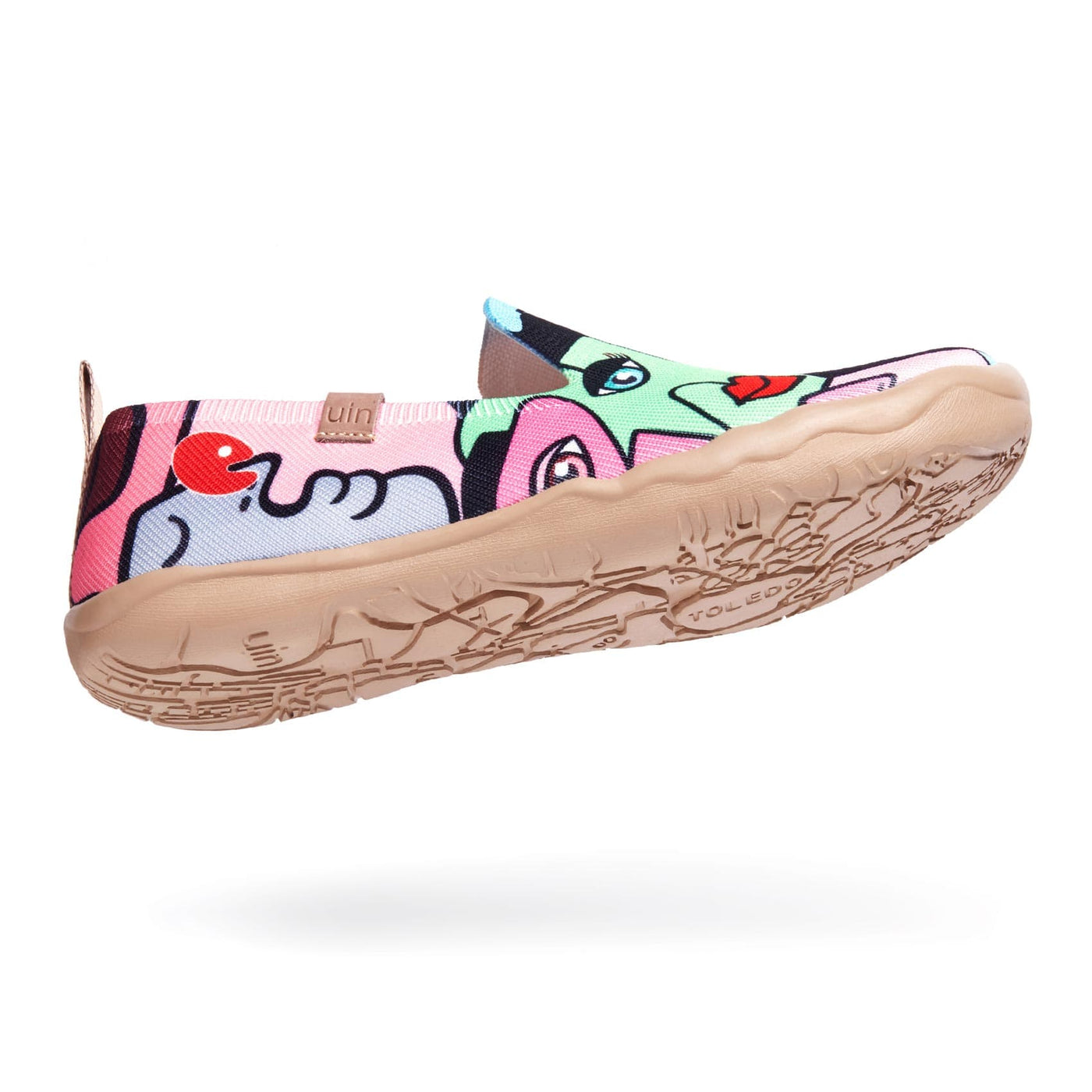 UIN Footwear Women Who I Am Barcelona Canvas loafers